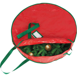St Helens Red Christmas Wreath Storage Bag - thumbnail 2