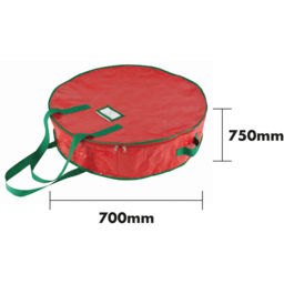 St Helens Red Christmas Wreath Storage Bag - thumbnail 3