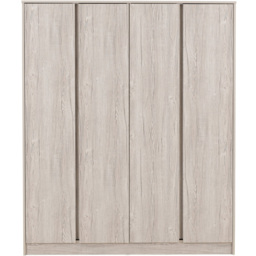 Seconique Malvern 4 Door Urban Snow Wardrobe - thumbnail 3