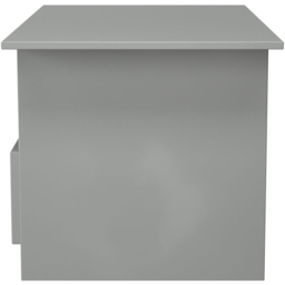 Crowndale Milan Dusk Grey Single Drawer Coffee Table Ready Assembled - thumbnail 3