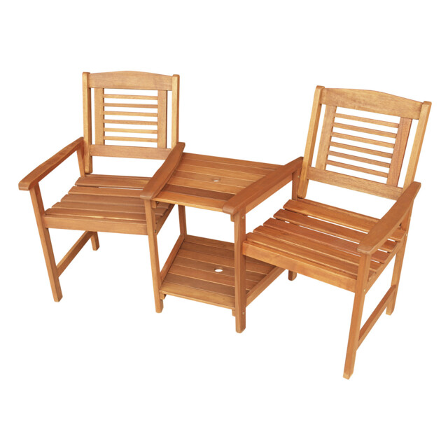 Turin 2 Seater Jack and Jill Bench