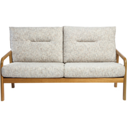 Desser Dubai 3 Seater Light Oak Natural Rattan Farrow Sofa - thumbnail 3