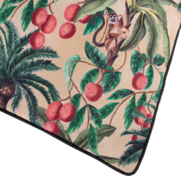 Wylder Monkey Palm Monkeys Cream Reversible Cushion 45 x 45cm - thumbnail 4