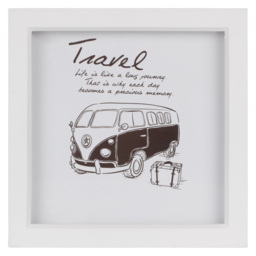 The Port. Co Gallery White Square Deep Box 6 x 6 inch Photo Frame