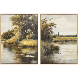 Vintage Idyllic Countryside Canvas - thumbnail 1