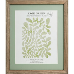 The Port. Co Gallery Sage Green Mounted Wooden Photo Frame 10 x 8 inch