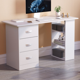 Vida Designs Mason Computer Desk White - thumbnail 1