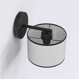 Emibig Eco Grey and Black E27 LED Wall Lamp - thumbnail 3
