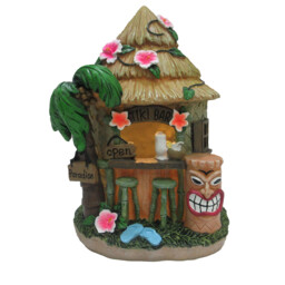 Solar Tiki Bar Garden Statue
