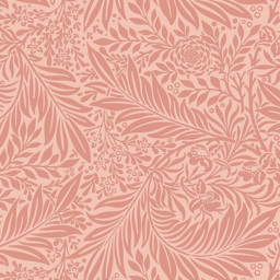 Origin Murals Trailing Ferns Pink Wall Mural - thumbnail 2