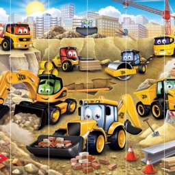 Walltastic My First JCB Wall Mural - thumbnail 2