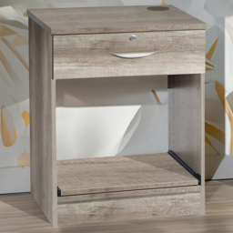 R White Cabinets Grey Single Drawer Printer Desk Stand
