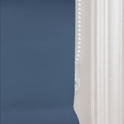 Navy Blue Blackout Roller Blind - 90cm - thumbnail 4