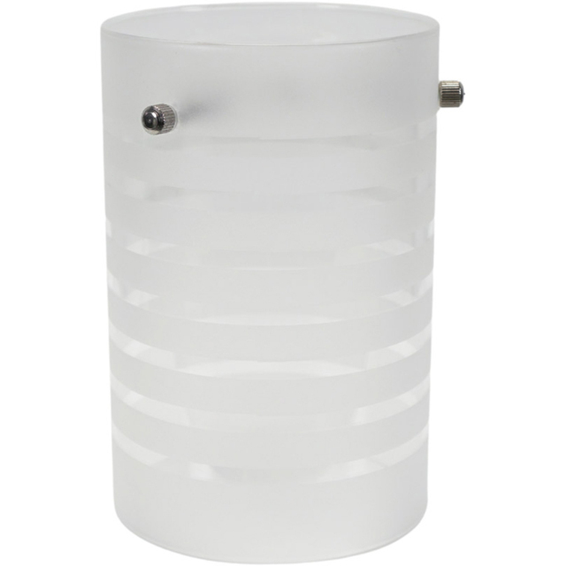 ValueLights Elsie Small Striped Frosted Glass Shade - image 1