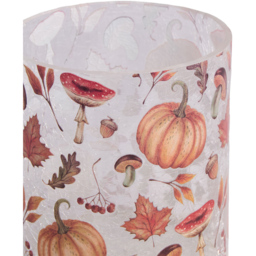 Autumn Garden Crackle Hurricane - thumbnail 4
