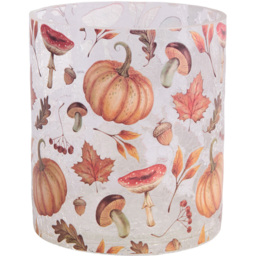 Autumn Garden Crackle Hurricane - thumbnail 3