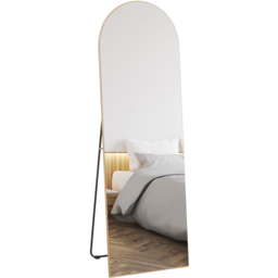 Portland Gold Tone Full Length Standing Floor Mirror 50 x 150cm - thumbnail 1