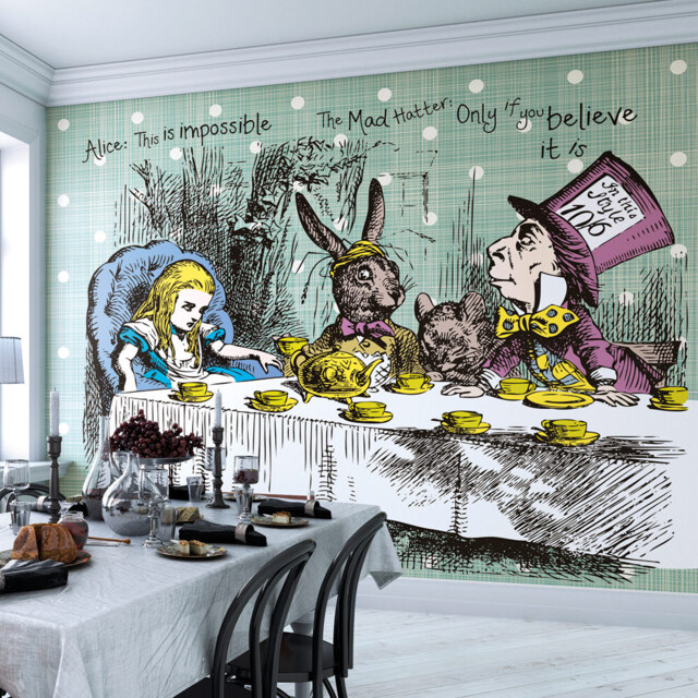 Origin Murals Tea Party Multicolour Wall Mural - image 1