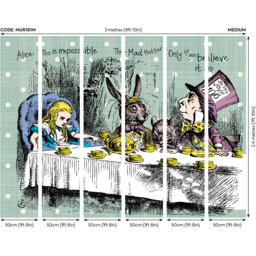 Origin Murals Tea Party Multicolour Wall Mural - thumbnail 4