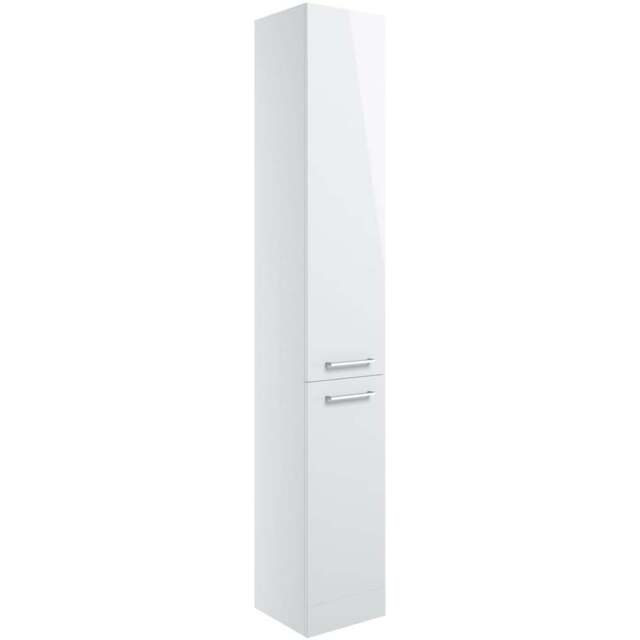 Bathstore Milford 2 Door White Gloss Floor Standing Tall Unit 350mm - image 1