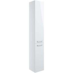 Bathstore Milford 2 Door White Gloss Floor Standing Tall Unit 350mm - thumbnail 1