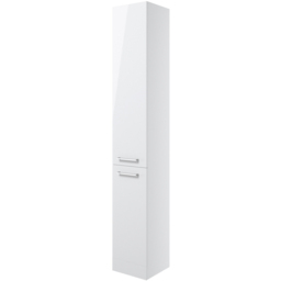 Bathstore Milford 2 Door White Gloss Floor Standing Tall Unit 350mm - thumbnail 3