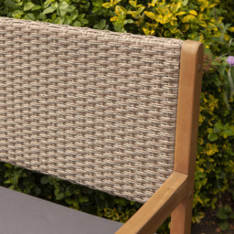 Rowlinson Alderley Natural Rattan Storage Bench - thumbnail 4