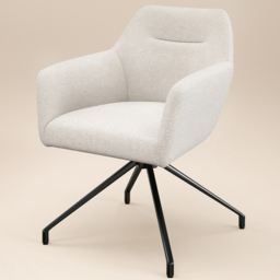 SOLACE+CO Lexi Isla Cream 4 Seater Dining Set - thumbnail 2