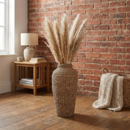 Natural Seagrass Flower Vase - thumbnail 2