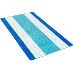Smart Living Blue Non-Slip Door Mat with Gel Backing 50 x 80cm