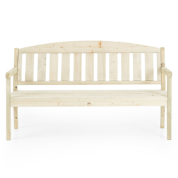 AMATA Ungurs 3 Seater Green Wooden Bench - thumbnail 2