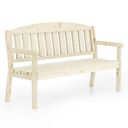 AMATA Ungurs 3 Seater Green Wooden Bench - thumbnail 3