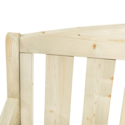 AMATA Ungurs 3 Seater Green Wooden Bench - thumbnail 4