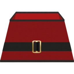 St Helens Red Santa Belt Christmas Tree Skirt - thumbnail 1