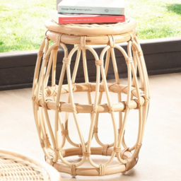 Desser Furniture Bejing Wicker Lamp Table