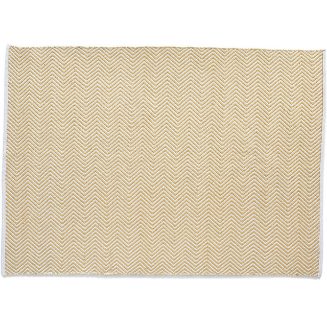 Hug Rug Gold Woven Herringbone Rug 160 x 230cm - image 1