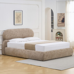Rhea Ottoman Bed Brown King