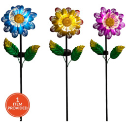 Solar Operated Floral Stake Light - thumbnail 1