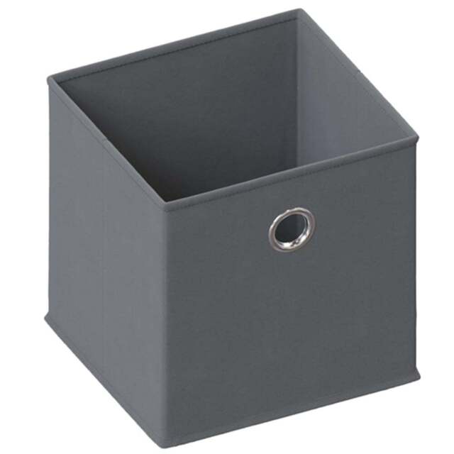 Vida Designs Durham Grey Cube Basket - image 1