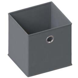 HOME VIDA Durham Grey Cube Basket