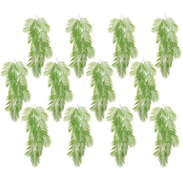 Leaf Palm Leaves Hanging Artificial Plant 4ft 12 Pack - image 1
