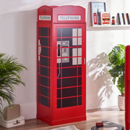 Julian Bowen Telephone Box Wardrobe