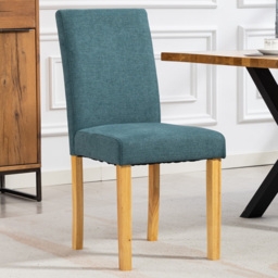 Artemis Home Almont Teal High Back Plush Dining Chairs Set of 2