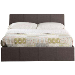 Berlin Small Double Grey Polyester Ottoman Bed - thumbnail 2