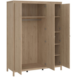 Madrid 3 Piece Jackson Hickory Oak Furniture Set - thumbnail 3
