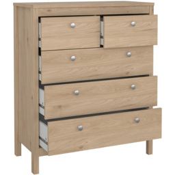 Madrid 3 Piece Jackson Hickory Oak Furniture Set - thumbnail 4