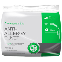 Sleepworks Double White Anti Allergy Duvet 4.5 Tog - thumbnail 1