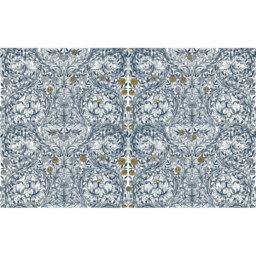 William Morris African Marigold Blue Mural - thumbnail 2