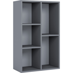 Vida Designs Grey 5 Shelf Cube Storage Unit - thumbnail 2