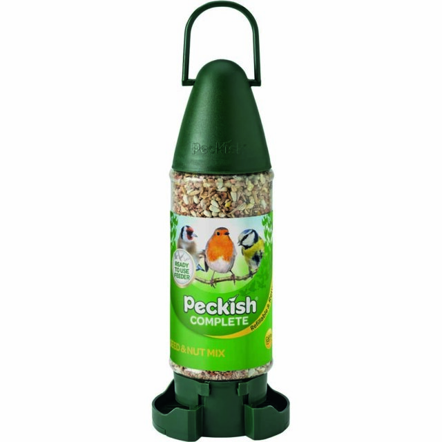 Peckish Wild Bird Complete Seed Mix and Feeder 400g - image 1